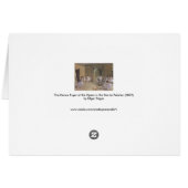 エドガー・デガスによるオペラ座の舞踏会 (裏面横)