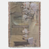 エドガー・デガスによるオペラ座の舞踏会 スローブランケット (正面縦)