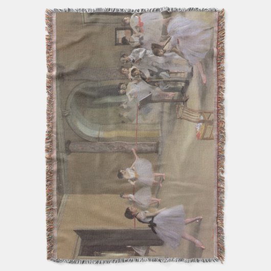 エドガー・デガスによるオペラ座の舞踏会 スローブランケット (正面縦)