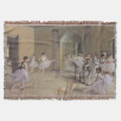 エドガー・デガスによるオペラ座の舞踏会 スローブランケット (正面)