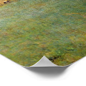 エドガー・デガスによるスタート前の競馬 ポスター (角)