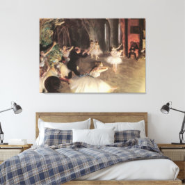 エドガー・デガスによるステージのリハーサル キャンバスプリント