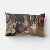 エドガー・デガスによるステージのリハーサル ランバークッション (裏面)