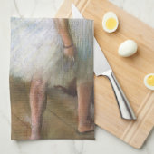 エドガー・デガスによるダンスの試験、ヴィンテージ・バレエ キッチンタオル (四つ折り)