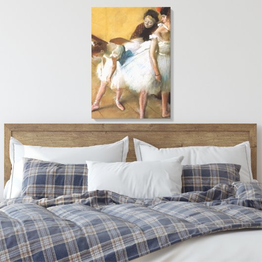 エドガー・デガスによるダンスの試験、ヴィンテージ・バレエ キャンバスプリント (インサイチュ (寝室))