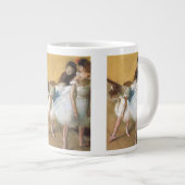 エドガー・デガスによるダンスの試験、ヴィンテージ・バレエ ジャンボコーヒーマグカップ (正面右)