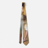 エドガー・デガスによるダンスの試験、ヴィンテージ・バレエ ネクタイ (裏面)