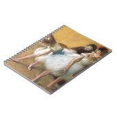 エドガー・デガスによるダンスの試験、ヴィンテージ・バレエ ノートブック (左側)