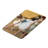 エドガー・デガスによるダンスの試験、ヴィンテージ・バレエ マグネット (左側)