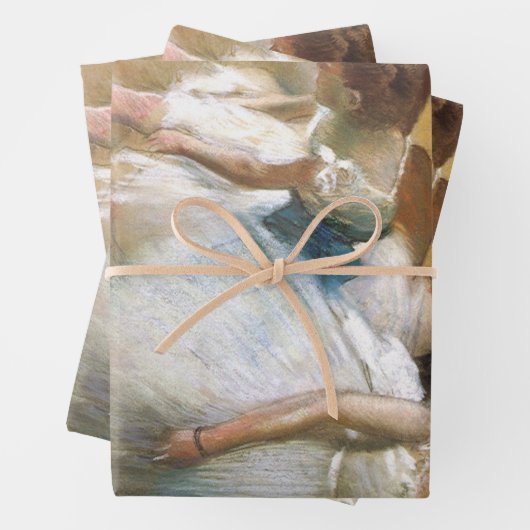 エドガー・デガスによるダンスの試験、ヴィンテージ・バレエ ラッピングペーパーシート