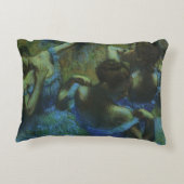 エドガー・デガスによるブルーダンサー、ヴィンテージ印象派 アクセントクッション (裏面)