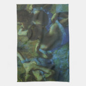 エドガー・デガスによるブルーダンサー、ヴィンテージ印象派 キッチンタオル (縦)