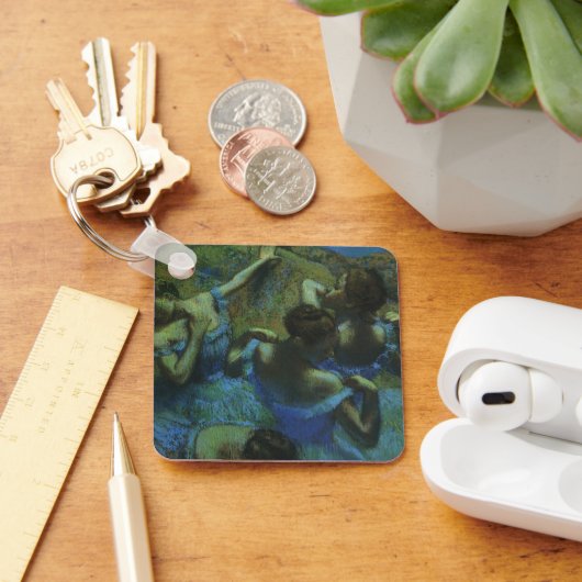 エドガー・デガスによるブルーダンサー、ヴィンテージ印象派 キーホルダー (デスク)