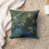 エドガー・デガスによるブルーダンサー、ヴィンテージ印象派 クッション (ブランケット)