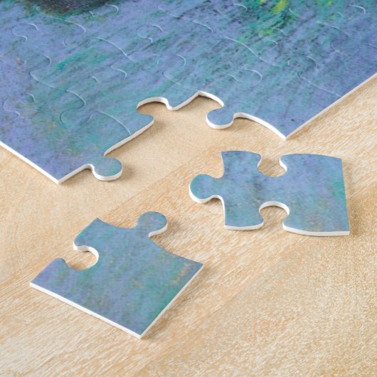 エドガー・デガスによるブルーダンサー、ヴィンテージ印象派 ジグソーパズル (側面)