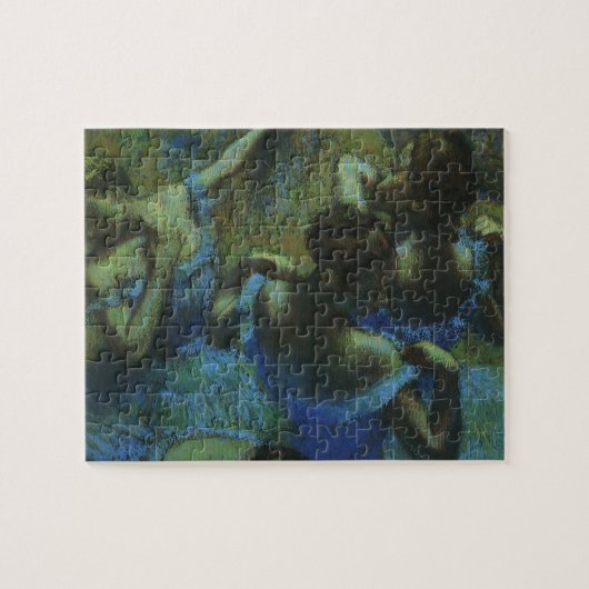 エドガー・デガスによるブルーダンサー、ヴィンテージ印象派 ジグソーパズル (横)