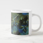 エドガー・デガスによるブルーダンサー、ヴィンテージ印象派 ジャンボコーヒーマグカップ (右)