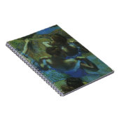 エドガー・デガスによるブルーダンサー、ヴィンテージ印象派 ノートブック (右側)