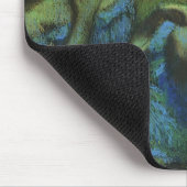 エドガー・デガスによるブルーダンサー、ヴィンテージ印象派 マウスパッド (コーナー)