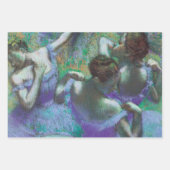 エドガー・デガスによるブルーダンサー、ヴィンテージ印象派 ラッピングペーパーシート (正面2)