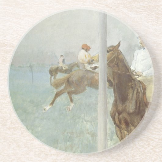 エドガー・デガスによるレース前のジョッキー コースター (正面)