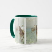 エドガー・デガスによるレース前のジョッキー マグカップ (正面左)