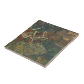 エドガー・デガスによる4人のダンサー、バレエファインアート タイル (側面)