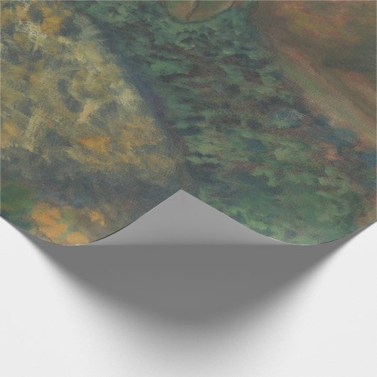 エドガー・デガスによる4人のダンサー、バレエファインアート ラッピングペーパー (角)