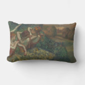 エドガー・デガスによる4人のダンサー、バレエファインアート ランバークッション (正面)