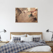 エドガー・デガスのリハーサル、ヴィンテージ・バレエ・アート キャンバスプリント (インサイチュ (寝室))