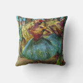 エドガー・デガスの二人のダンサー、ヴィンテージ・バレエ・アート クッション (裏面)