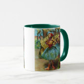 エドガー・デガスの二人のダンサー、ヴィンテージ・バレエ・アート マグカップ (正面右)