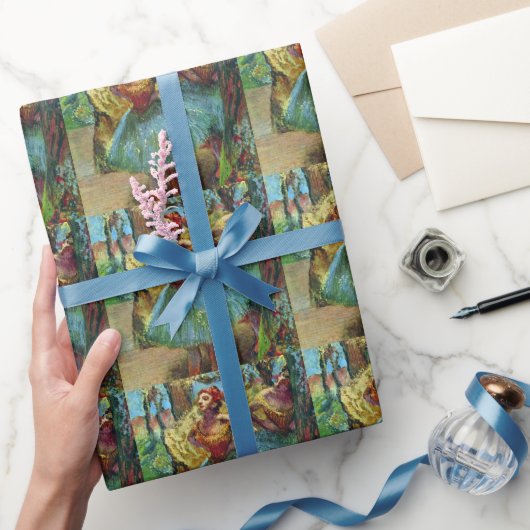 エドガー・デガスの二人のダンサー、ヴィンテージ・バレエ・アート ラッピングペーパー (ギフト)