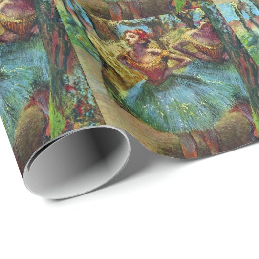 エドガー・デガスの二人のダンサー、ヴィンテージ・バレエ・アート ラッピングペーパー (ロールコーナー)