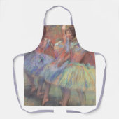 エドガー・デガスの3人のダンサー、ヴィンテージ・バレエ・アート エプロン (正面)
