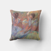 エドガー・デガスの3人のダンサー、ヴィンテージ・バレエ・アート クッション (裏面)