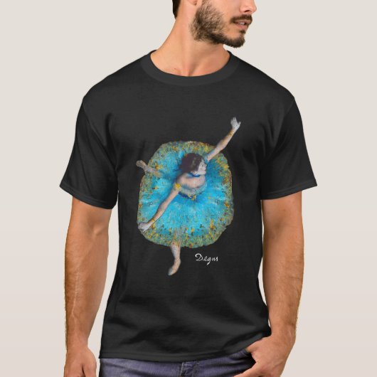 エドガー・デガスイングダンサーバレエ Tシャツ (正面)