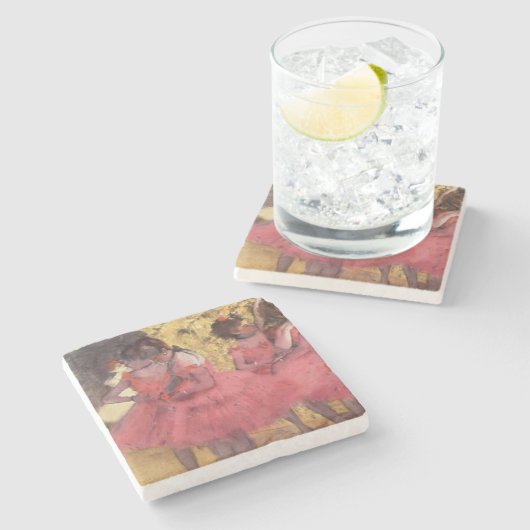 エドガー・デガスザピンクダンサーのコースター ストーンコースター (横)