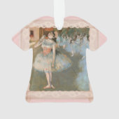 エドガー・デガスザ・スターダンサーとレース・トリム・ドレス オーナメント (裏面)