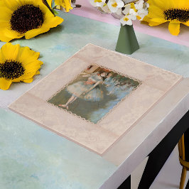 エドガー・デガスザ・スター・ダンサーとレース・トリム タイル