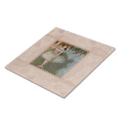 エドガー・デガスザ・スター・ダンサーとレース・トリム タイル (側面)