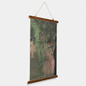 エドガー・デガスダンサーズバックステージ旧有名アートウォール 吊り下げ型タペストリー (傾斜あり)