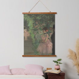 エドガー・デガスダンサーズバックステージ旧有名アートウォール 吊り下げ型タペストリー