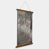 エドガー・デガスバレエ旧有名な芸術木壁 吊り下げ型タペストリー (傾斜あり)