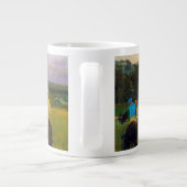 エドガー・デガスレースウマーズ・アット・ロンシャン ジャンボコーヒーマグカップ (裏面)