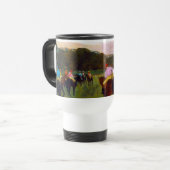 エドガー・デガスレースウマーズ・アット・ロンシャン トラベルマグ (正面左)