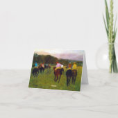 エドガー・デガスレースウマーズ・アット・ロンシャン 招待状 (裏面)