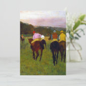 エドガー・デガスレースウマーズ・アット・ロンシャン 案内状 (スタンド正面)