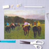 エドガー・デガスレースウマーズ・アット・ロンシャン 薄葉紙 (クラフト)