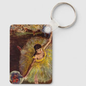 エドガー・デガスヴィンテージ・バレエによるアラベスクの終わり キーホルダー (裏面)